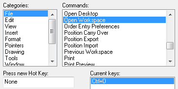 tradestation shortcuts